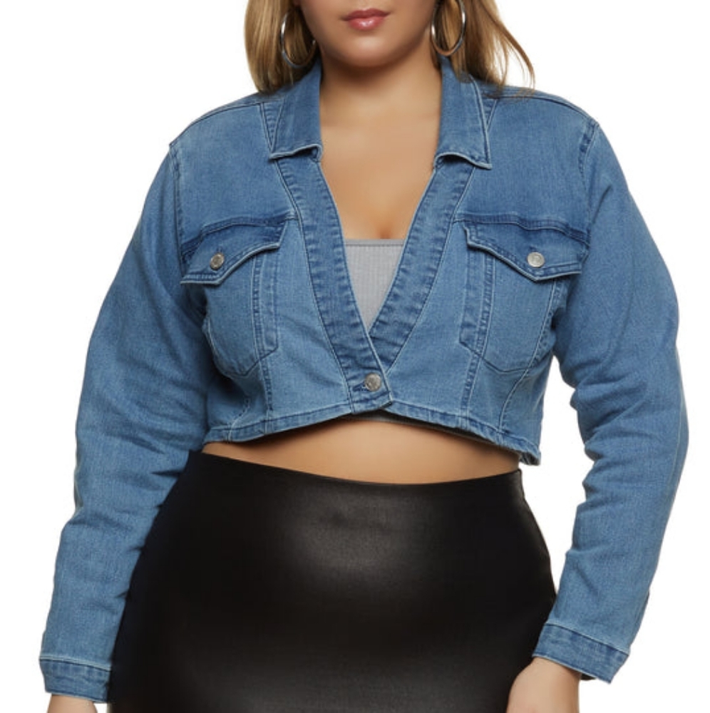 Cropped Denim Jacket